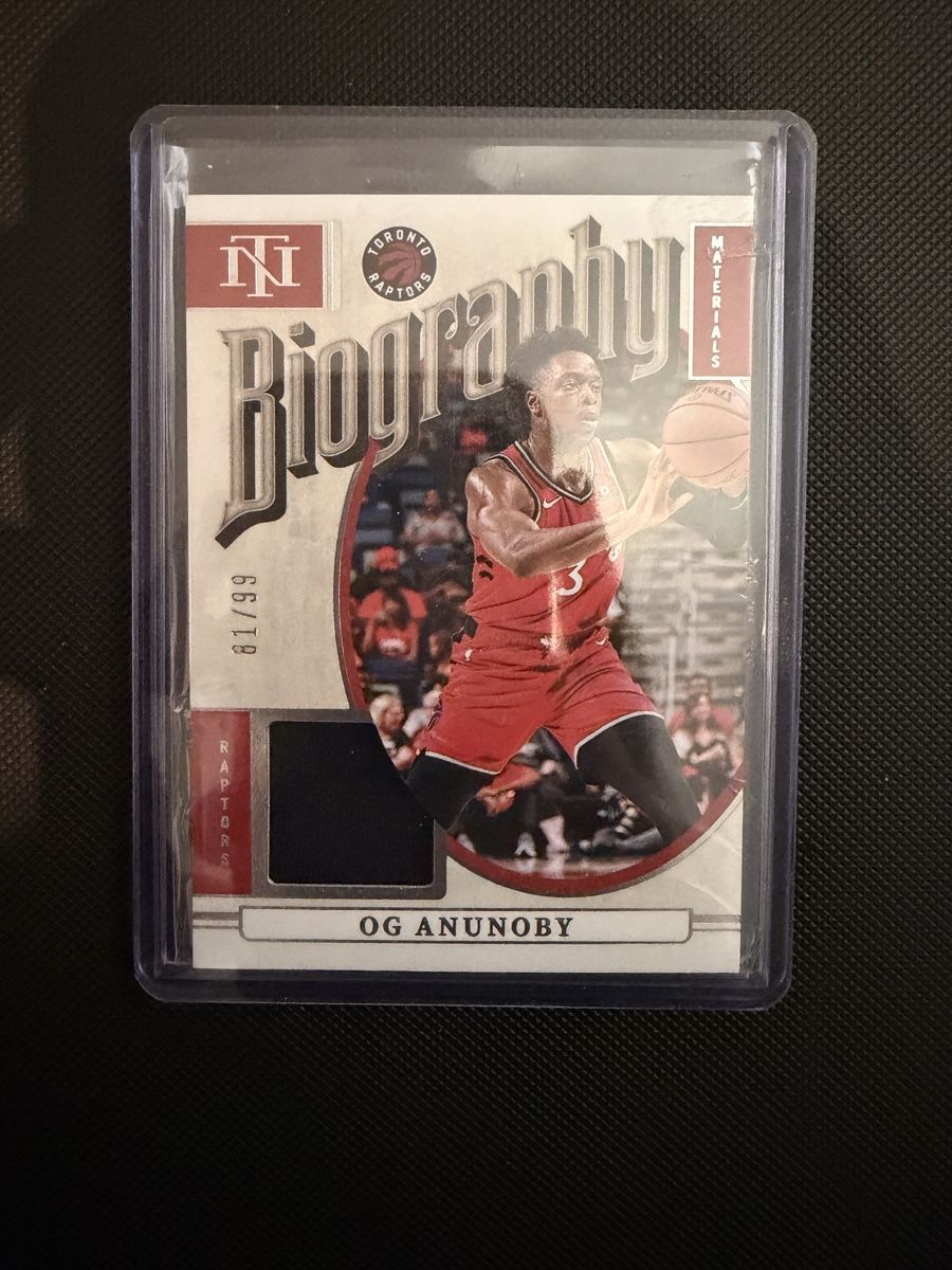 Nba Cartes à collectionner: Biography Materials OG Anunoby /99 – Neuf (Voir description) à Lenzburg par fastbreakcards