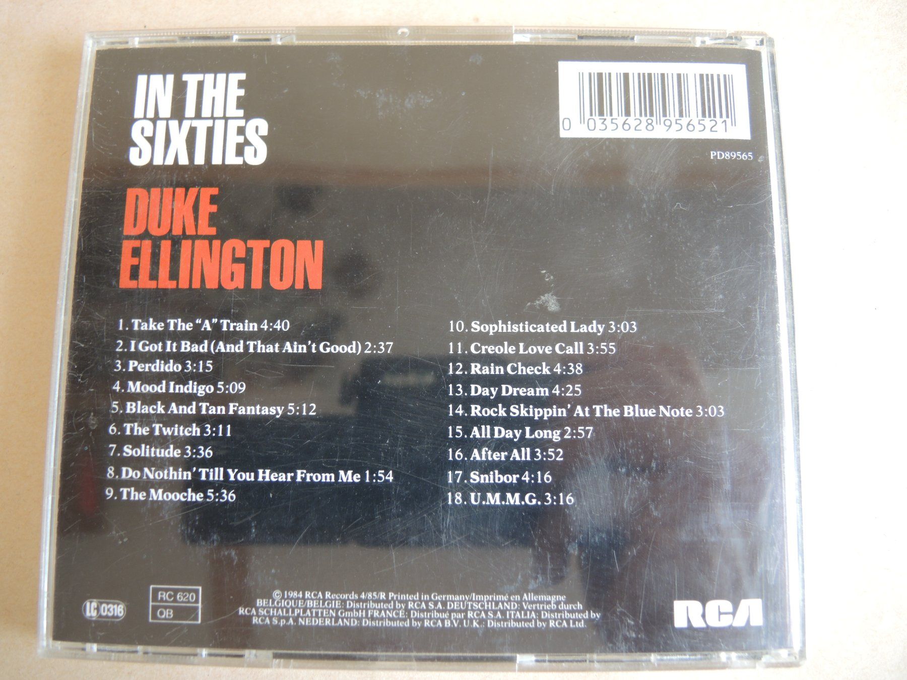 CD: Duke Ellington In The Sixties CD Klassiker RCA – Usato da Rorschach venduto da maeck8 2