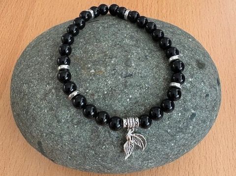 Bracciali & Braccialetti: Armband aus Onyx und Silber 925 – Nuovo e nell'imballaggio originale da Sursee venduto da Allabus