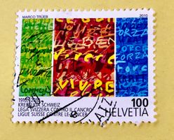 Nr.1343 Sondermarken 100 Jahre Krebsliga Schweiz  GESTEMPELT