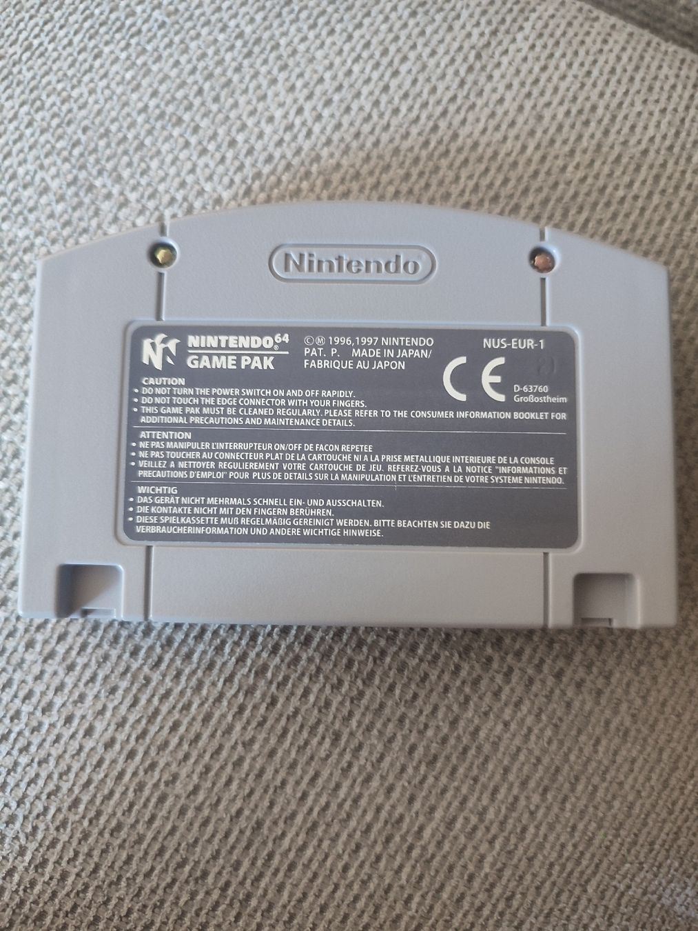 Nintendo Jeux: Star Wars Rogue Squadron - Nintendo 64 – D'occasion à Bougy-Villars par Vogue 1