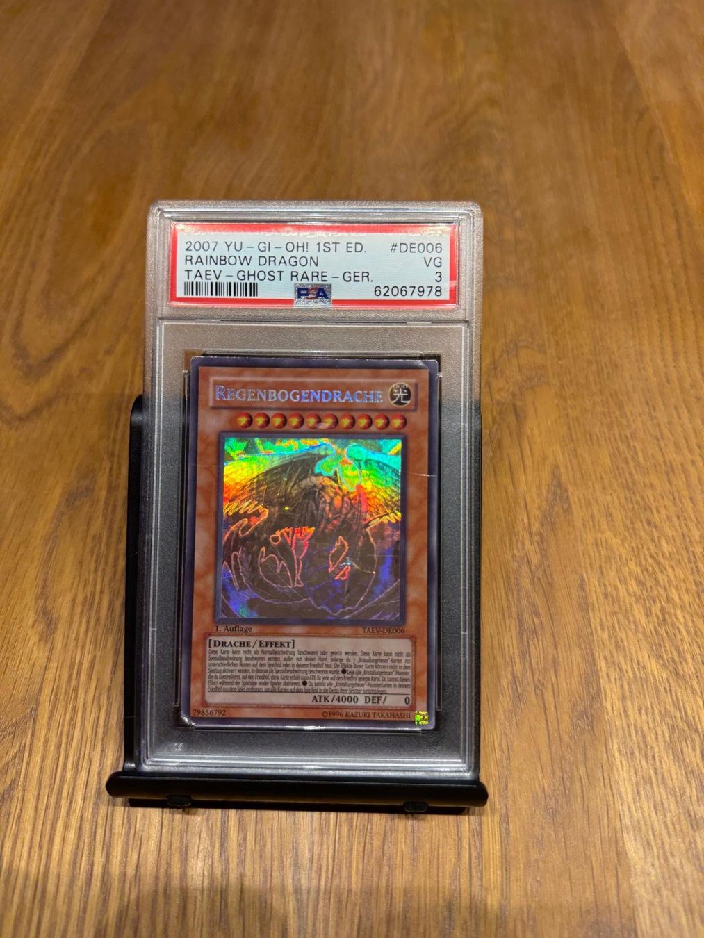 Yugioh Sammelbilder & Trading cards: Yu-Gi-Oh! 1st Ed. Regenbogen Drache - TAEV -Ghost Rare DE006 – Gebraucht aus Neftenbach von fuschetto1072 8