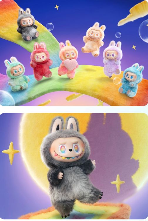 Pop Mart Lot De Six porte-clés Labubu En Peluche | Vert | FR