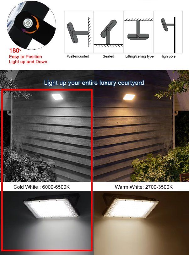 Lampade: LED 150W Flutlicht Aussenstrahler IP65, Cool White – Nuovo e nell'imballaggio originale da Romanshorn venduto da pfimex 1