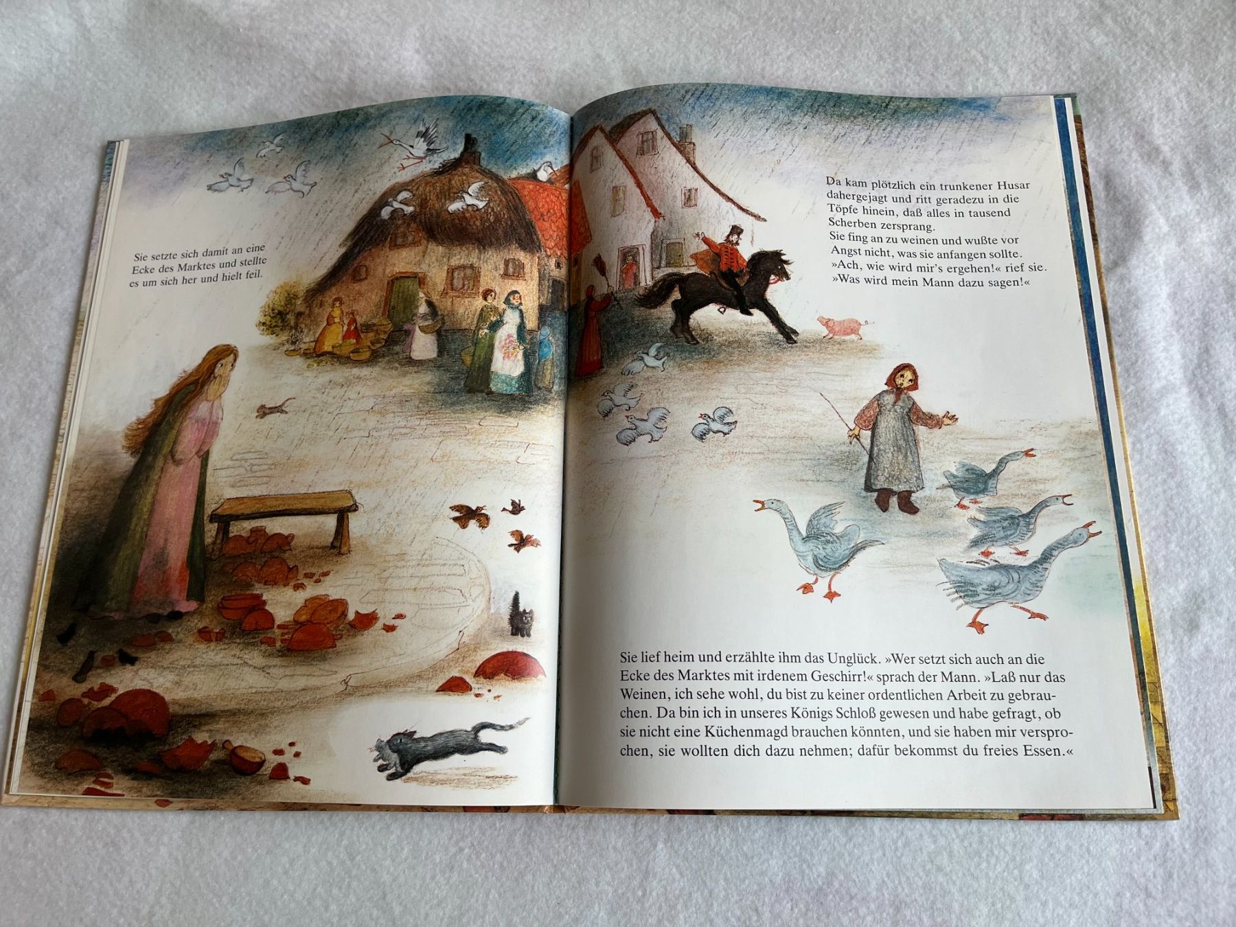 Libri: Märchenbuch "König Drosselbart" Grimm Bernadette NordSüd – Usato da Altendorf venduto da herkules74 6