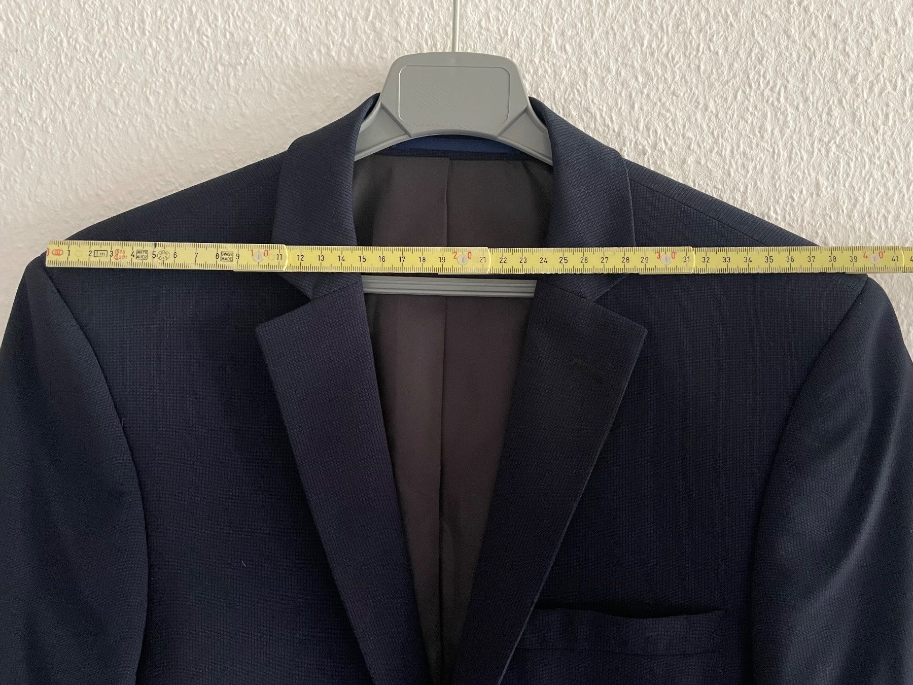 Giacche: dunkelblauer Sakko Slim Fit Gr. 44 – Usato da Rütihof venduto da solombra 2