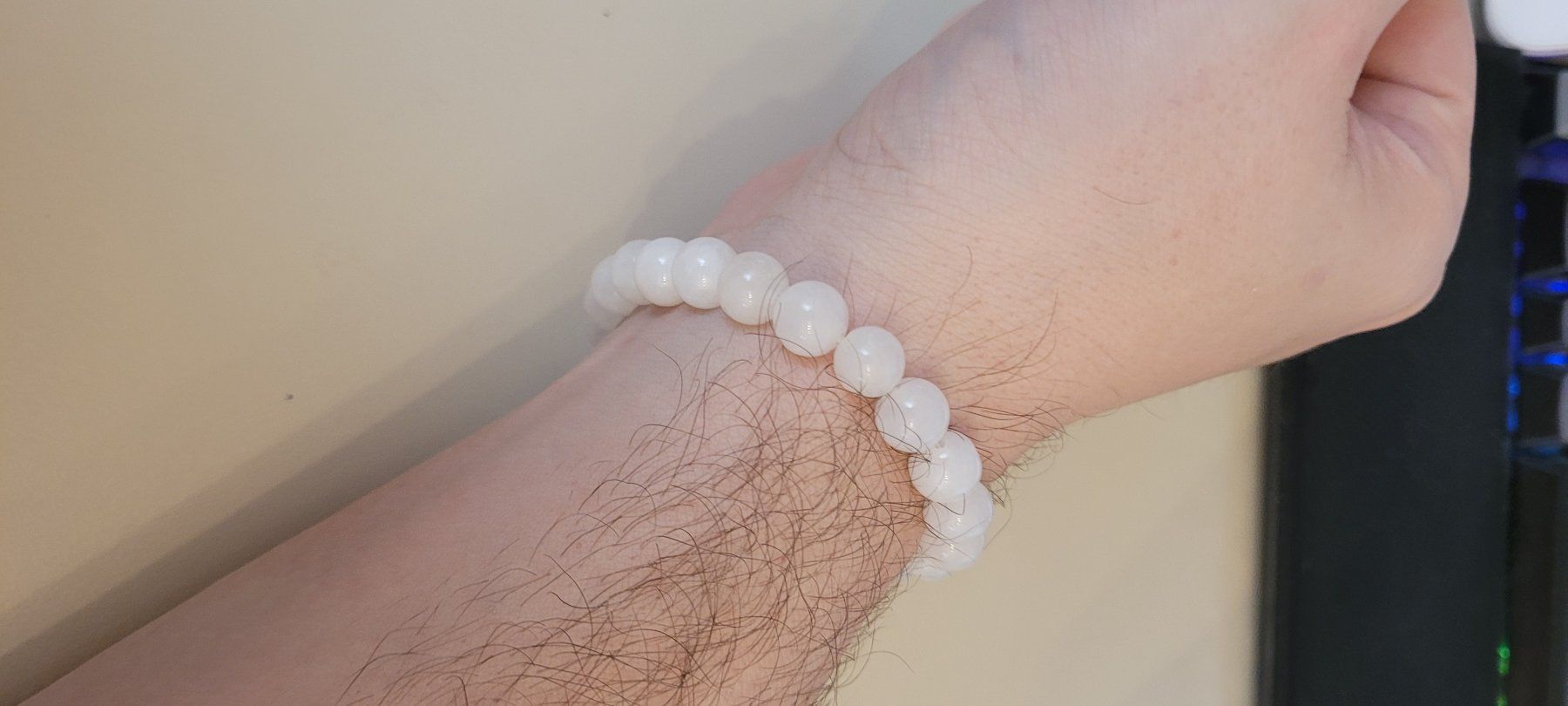 Armbänder & -reifen: Armband Kugeln 0,8mm Durchmesser Elastisch Weiss #2 – Gebraucht aus Adlikon b.Regensdf von ChriZ86 4