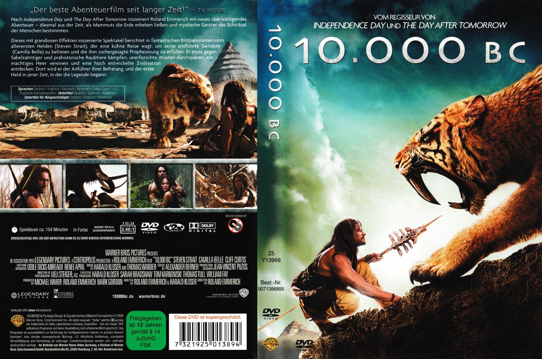 Alle DVDs: DVD - 10.000 B.C. – Gebraucht aus Langnau am Albis von MediaRescuerKeLoX