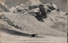 TSCHIERVAHÜTTE SAC und Piz Roseg - 1907