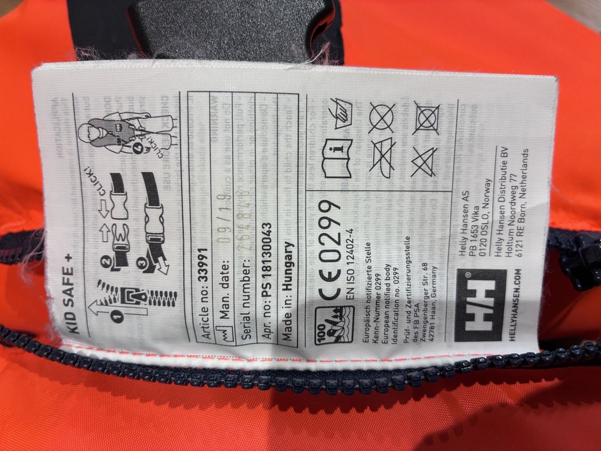 Helly Hansen Giubbotti di salvataggio: Schwimmweste – Usato da Rothenburg venduto da Nimmersatt80 2