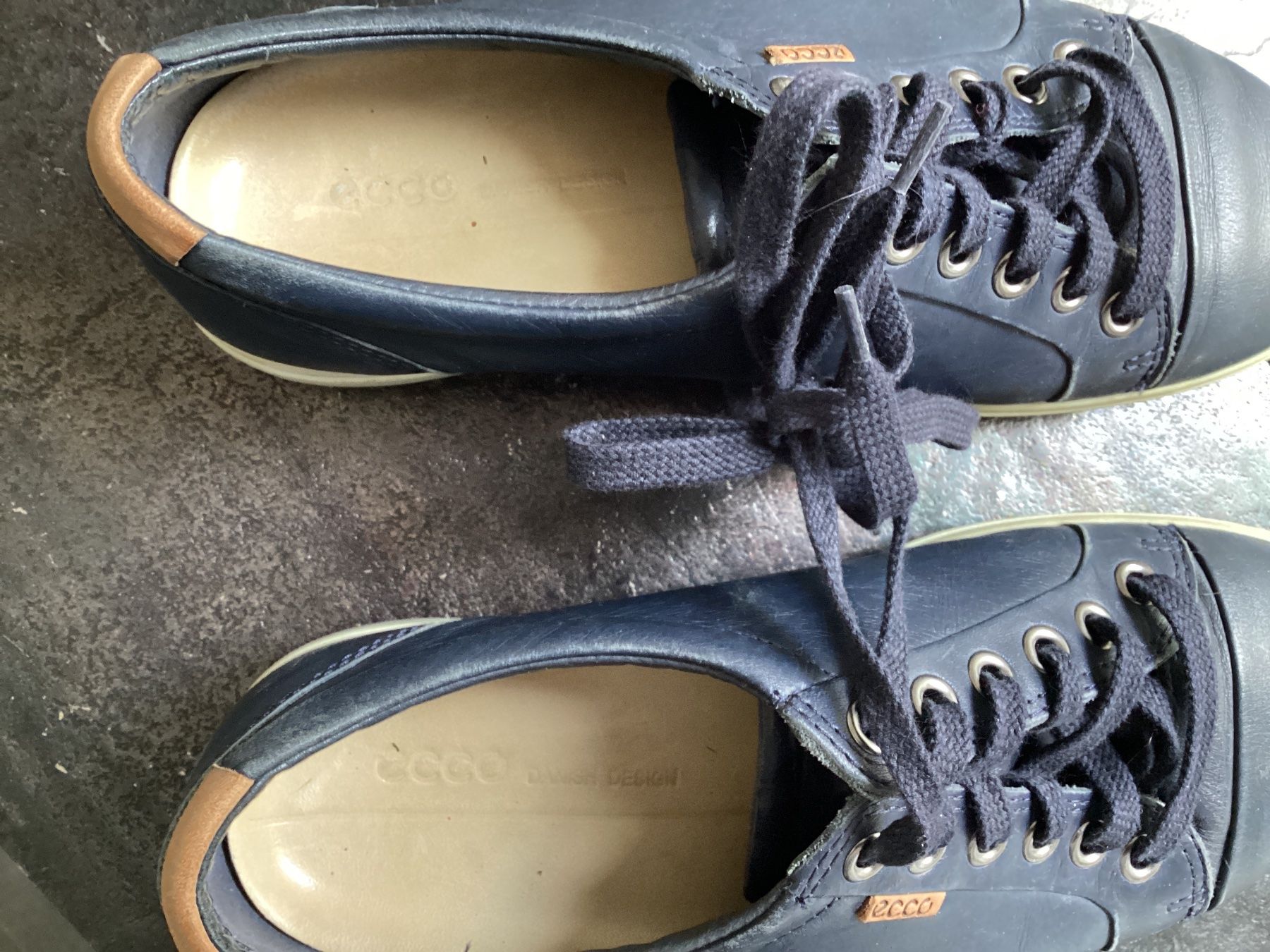 Ecco Chaussures femmes: ECCO Sneaker dunkelblau Leder Damen Grösse 36 – D'occasion à Homberg b. Thun par Homata 4