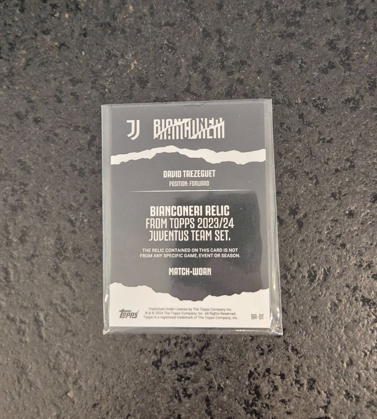 Topps Carte collezionabili: David Trezeguet Relic - Juventus - Topps – Nuovo (secondo la descrizione) da Burg AG venduto da Danoe 1