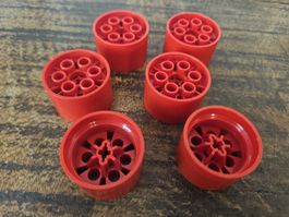 lego 4266 lot de 6 pièces Red Wheel 20 x 30 Technic