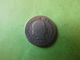 Schweiz 1880, 5 Rappen