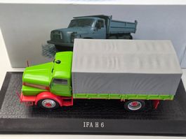 Modellauto IFA H 6 Pritsche Plane im neuen Zustand