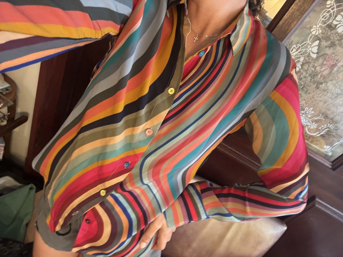Paul Smith Camicette: Paul Smith Seidenhemd 100% Seide  – Usato da Obfelden venduto da cesarina10 9