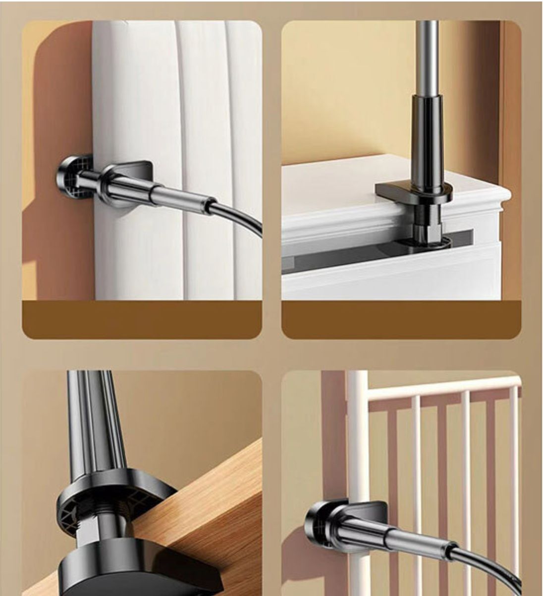 Staffa per monitor: iPadhalterung: Flexible Schwanenhals-Tablet-Halterung – Nuovo e nell'imballaggio originale da Bülach venduto da StoreInShop.com 5