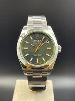 Rolex Milgauss Verde Grün green NEW 2021 Full set