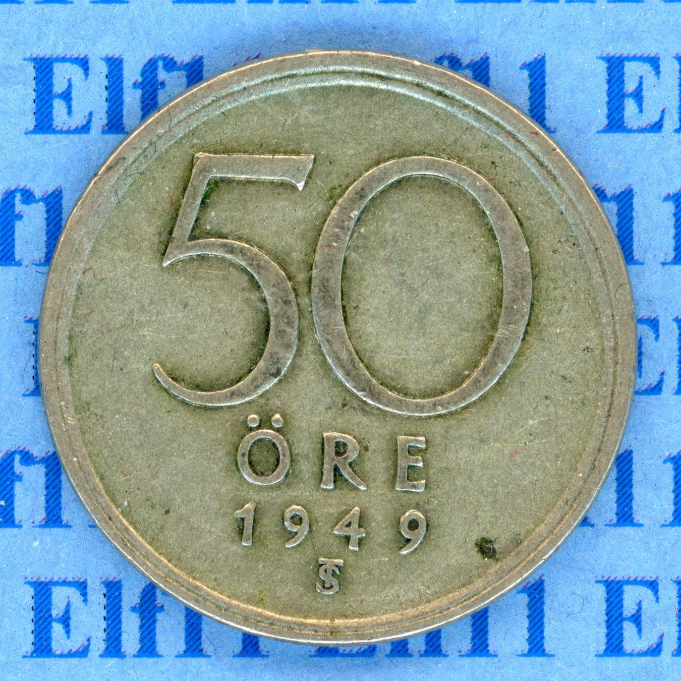 Alle Münzen: SEK___0.50 1949 ss-vz 50 Öre – Gebraucht aus Widnau von Elf11