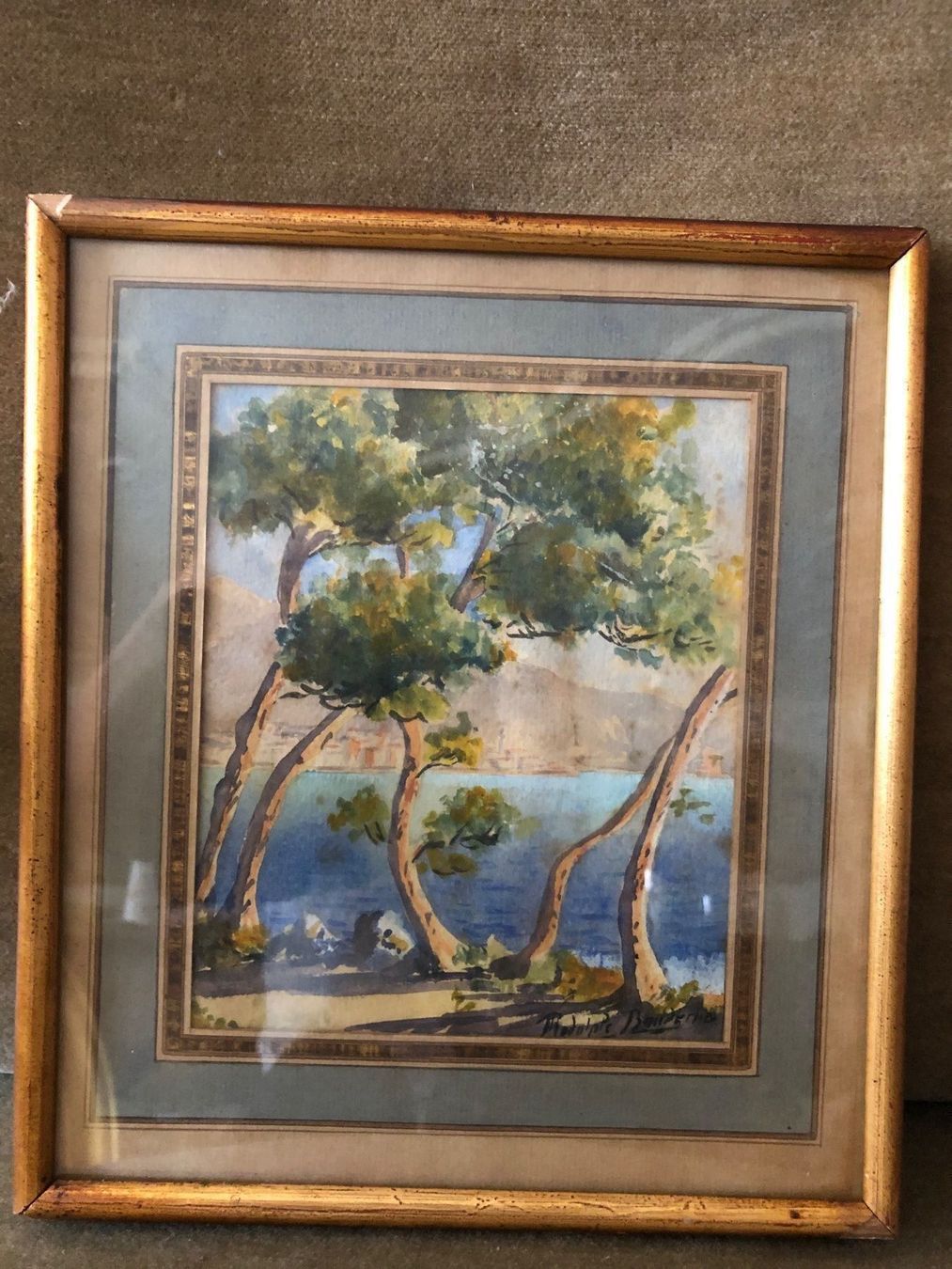 Dipinti: Rudolphe Banderlin.Schöne Landschaft. – Usato da Wald ZH venduto da mlnt 3