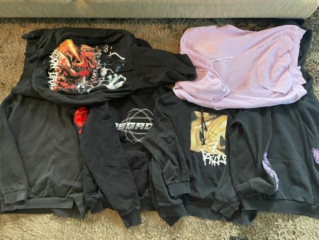 6 Stück Pullover Hoodies Kaputzenpullover