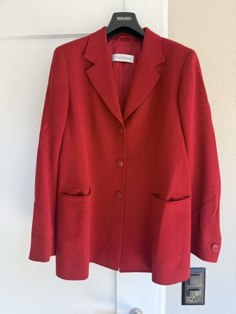 Max Mara Vintage Jacke 100% Schurwolle
