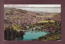 ST. GALLEN von den 3 Weihern aus - 1909