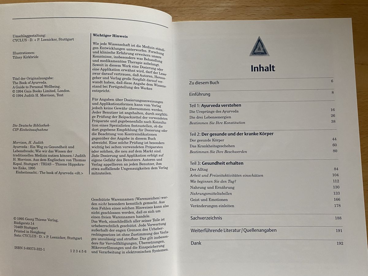 Libri: Ayurveda - Judith H. Morrison – Usato da Schwarzenburg venduto da Michellu 4