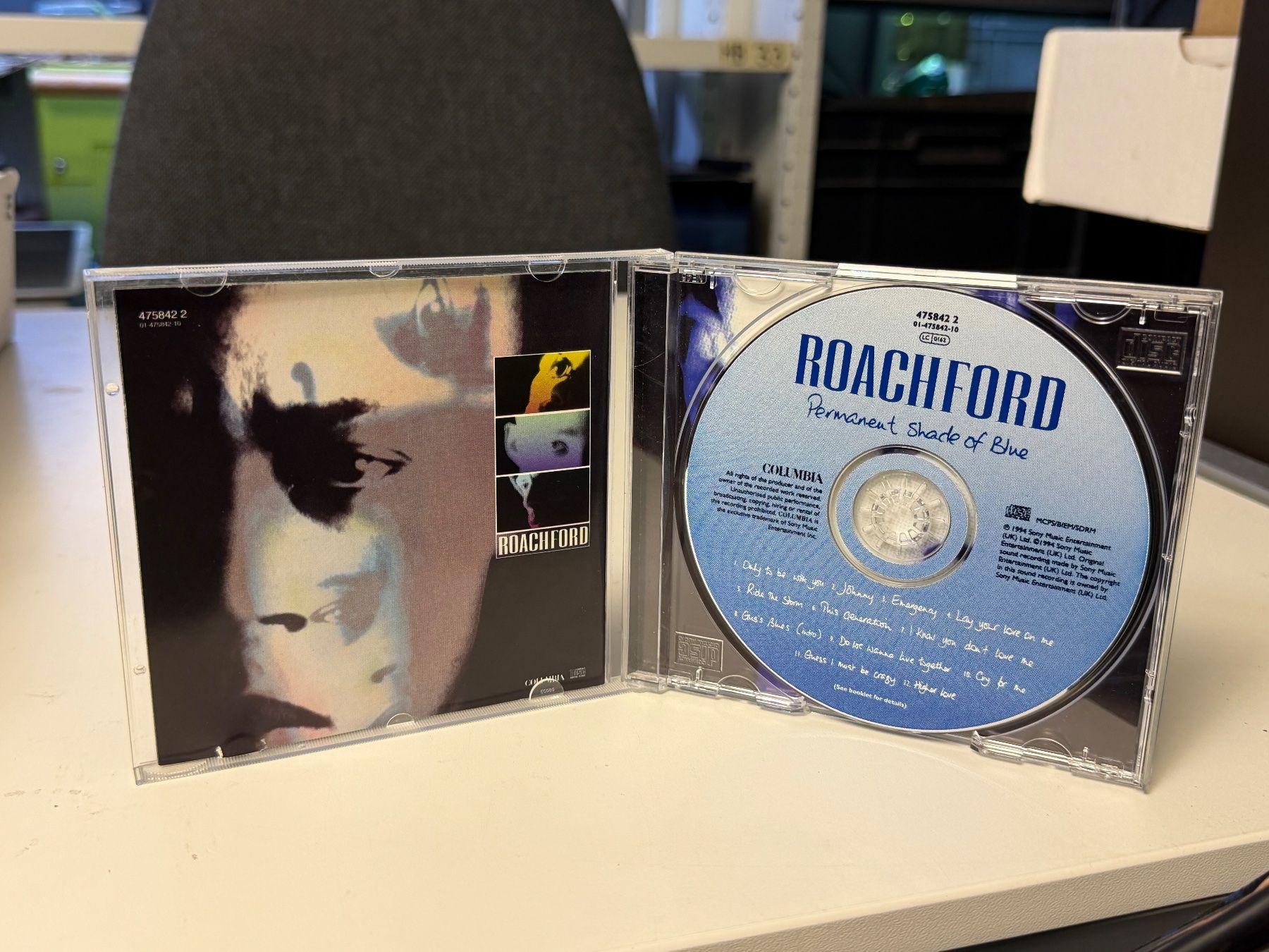 CDs: Roachford - Permanent Shade Of Blue - HB21B – D'occasion à Küsnacht ZH par Jazztilldawn 2