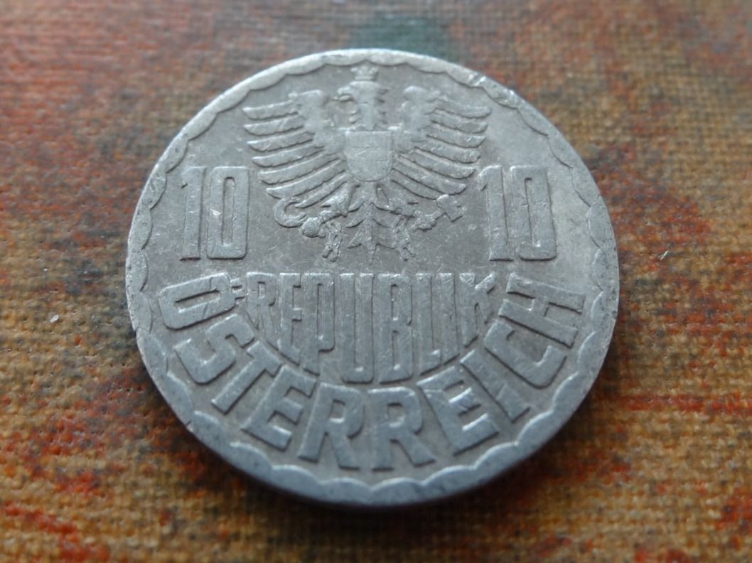 Tutti le monete: AUTRICHE  10  Groschen  1957 – Usato da Romanel-sur-Lausanne venduto da Swift13 1