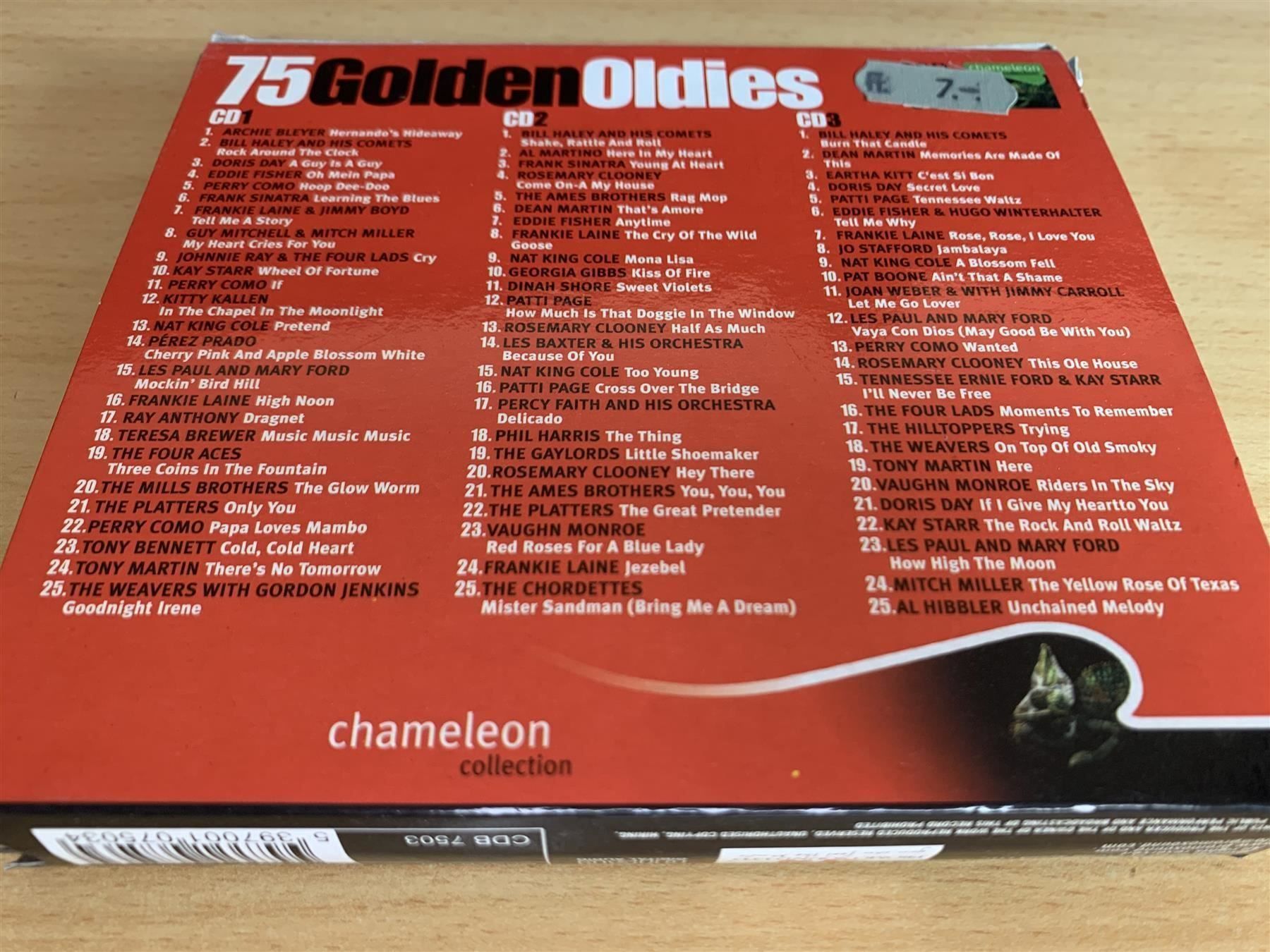 CD: 75 Golden Oldies  - 3 CD – Usato da Rikon im Tösstal venduto da Alpenmutz 1