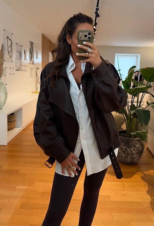 Saint Laurent Giacche: SAINT LAURENT LEDERJACKE CHOCOLATE – Nuovo (secondo la descrizione) da Schwyz venduto da bofb 1