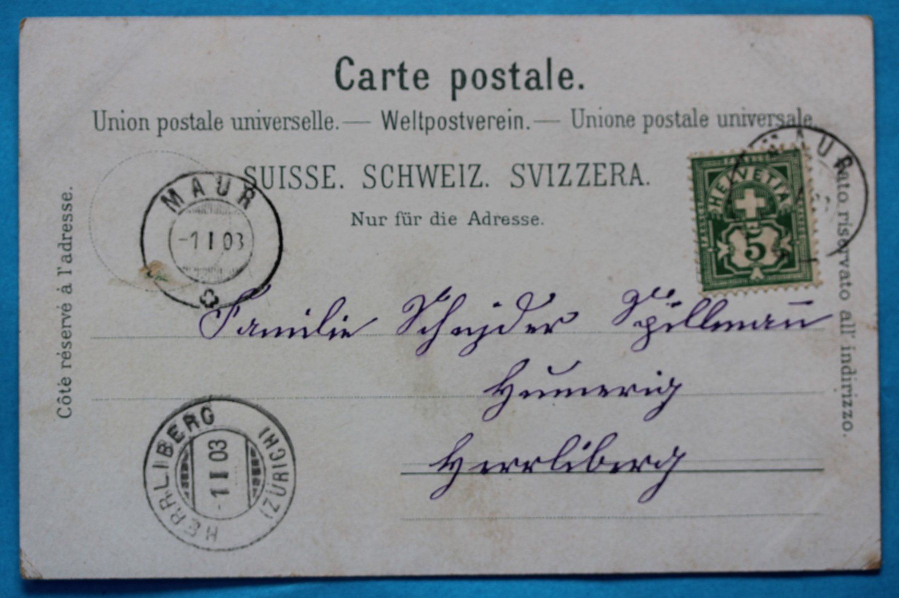 Cartoline postali: MAUR LITHO AK – Usato da Lotzwil venduto da pirolh 1