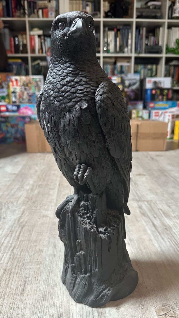 Skulpturen & Statuen: Schwarzer Raubvogel, Skulptur, Figur, Garten Deko – Gebraucht aus Arisdorf von nde_q52j