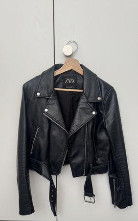 ZARA Lederjacke, Grösse L