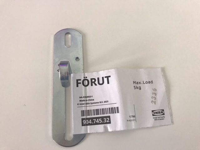 Ferramenta: Crochet pour suspension - IKEA FÖRUT – Nuovo (secondo la descrizione) da Lausanne venduto da opi_92cn