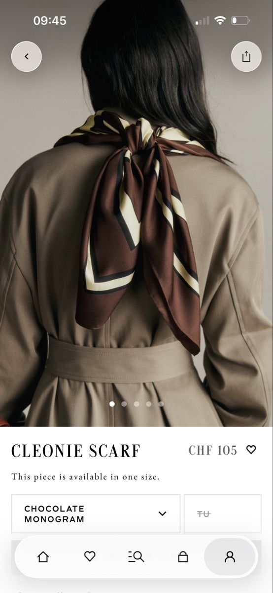 Sezane Foulard & Sciarpe: Sézane Scarf Cleonie – Nuovo e nell'imballaggio originale da Constantine venduto da boukledor 1