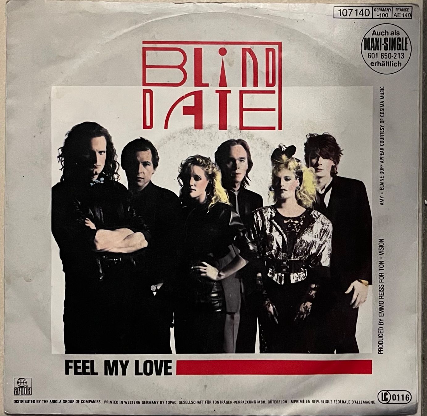 Schallplatten: BLIND DATE - YOUR HEART KEEPS BURNING – Gebraucht aus Bussigny von vinyl-pas-cher 1