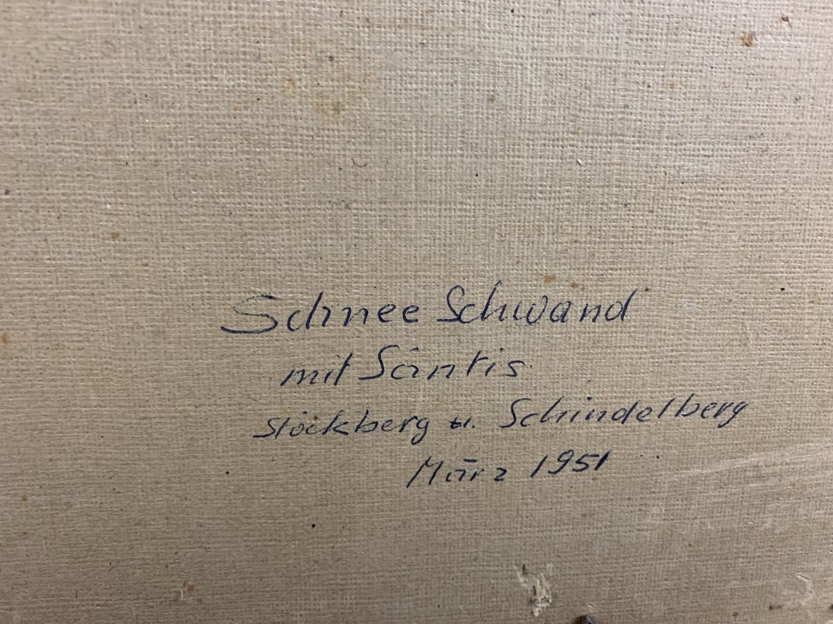 Dipinti: SCHERRER 1951 Nesslau – Usato da Wolfhalden venduto da SecondAntique 7