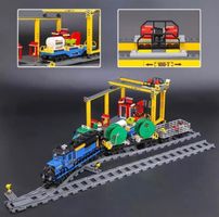 CargoStation inkl. Zug, Laster Bausteine -1033Teile