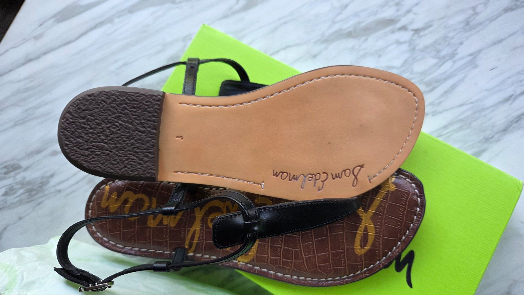Sam Edelman Scarpe da donna: Sam Edelman Sandalen schwarz, 38.5 neu – Nuovo e nell'imballaggio originale da Fislisbach venduto da Maieriisli25 1