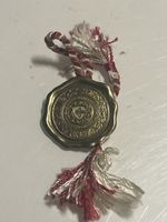 Medaillon 1948 Schweiz Siegel Metall Anhänger mit Schnu(S20)