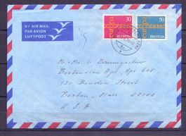 FLUGPOST 1971 SATZ USA