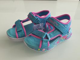 Gr. 32 - Skechers SLights Kindersandalen, Neu