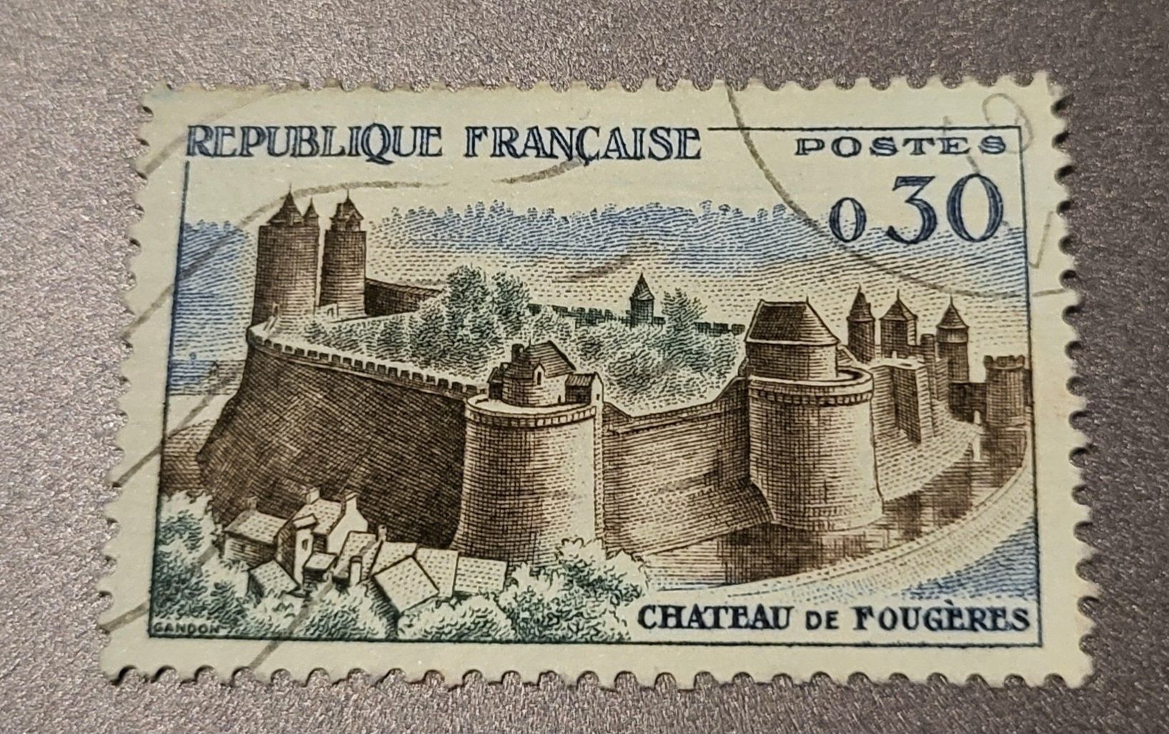 Tous les timbres: Frankreich 1960 briefmarke – D'occasion à St Gallen par Stampsalshobby