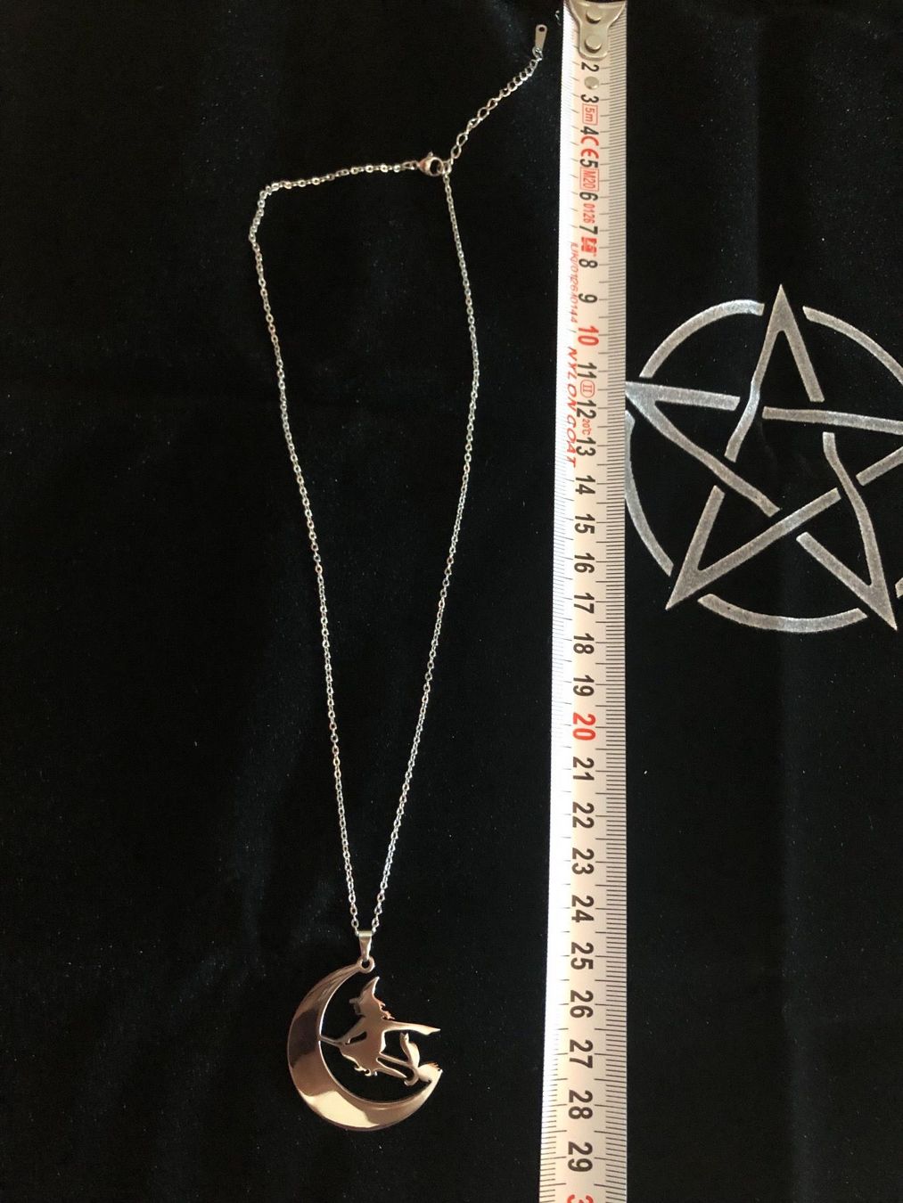 Ciondoli: Amulett mit Hexe und Halbmond – Nuovo (secondo la descrizione) da Gams venduto da Mariawicca 2