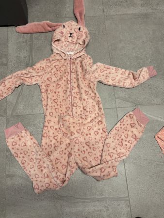Pyjama lapin rose pilou pilou déguisement 134 - 140