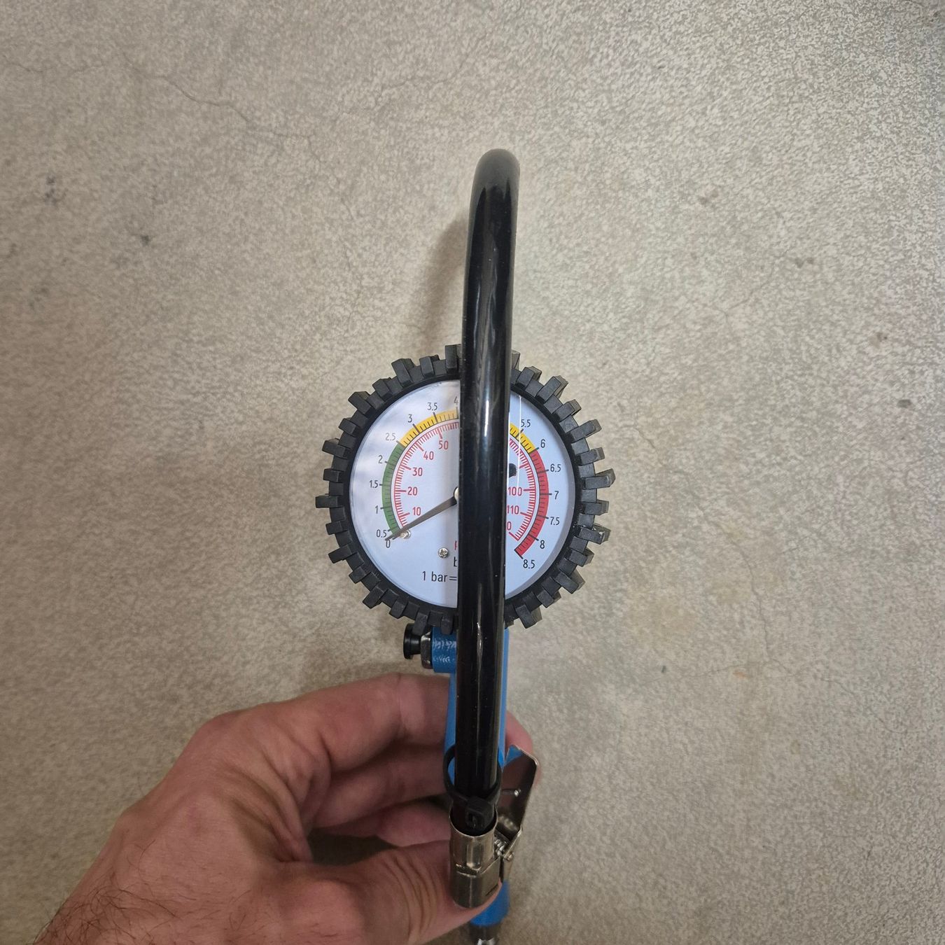 Messen: Reifenfüller mit Manometer blau neu – Neu (gemäss Beschreibung) aus Schafisheim von Bingi02 2