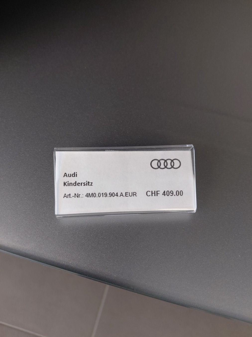 Seggiolini per auto: Audi Kindersitz – Nuovo (secondo la descrizione) da Bern venduto da amagbern 1