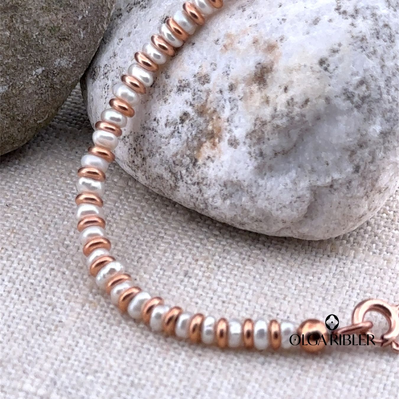 Olga Ribler Bracciali & Braccialetti: Armband mit Süsswasserperle – Nuovo (secondo la descrizione) da Luzern venduto da MonikaS03 1